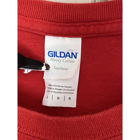 Liberty Flames Red S/S T-Shirt Men's Size L NCAA Give Me Liberty LU University - Picture 4 of 9